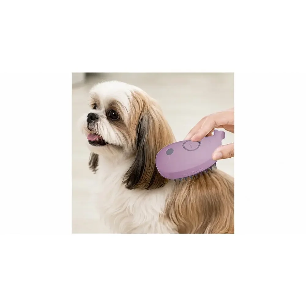 Whale Pet Spray Grooming Brush for Dogs Cats & Small Pets NIB Pink